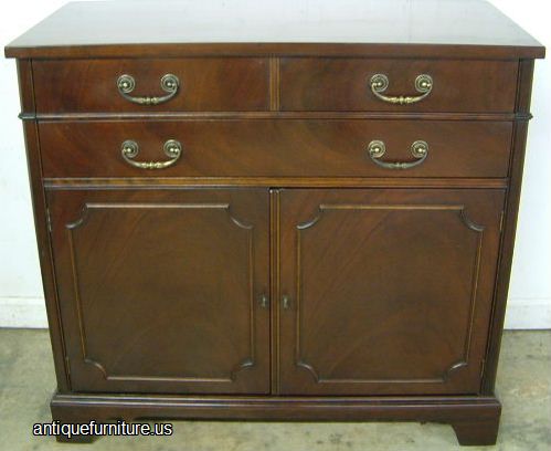 Antique Mahogany Server