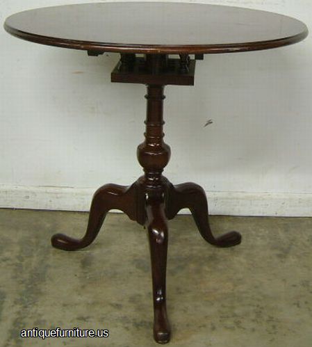 Antique Mahogany Tilt Top Table