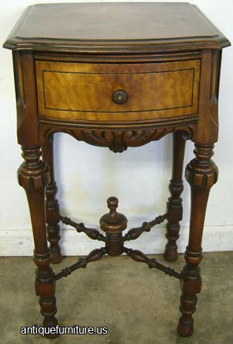 Antique Ornate Night Stand