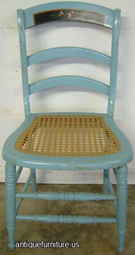Antique Paint Decorated Chair