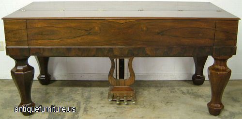 Antique R Nunns Clark Grand Piano Melodeon