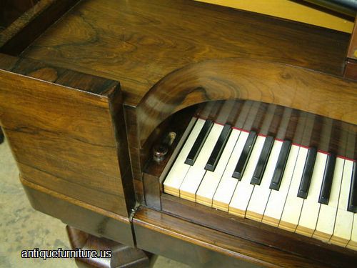 Antique R Nunns Clark Grand Piano Melodeon