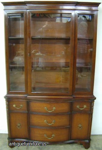 Antique Mahogany China Cabinet