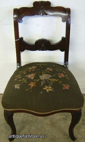 Antique Needle Point Chair