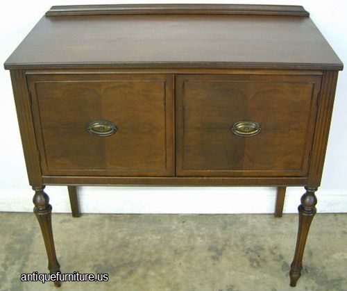 Antique Burl Walnut Server