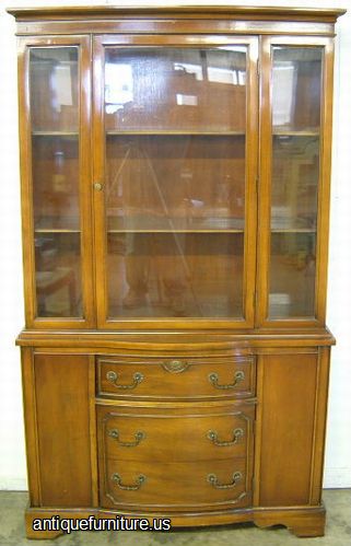 Antique Mahogany China Cabinet