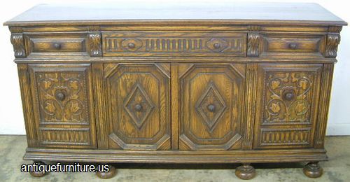 Antique Oak Sideboard