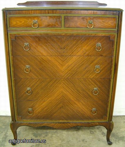 Antique Walnut French Style Chest