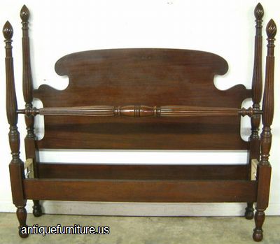 Antique Maddox Mahogany Bed