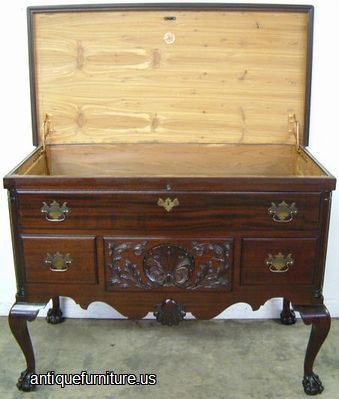 Antique Mahogany Cedar Chest