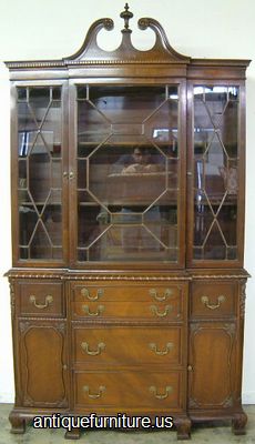 Antique Mahogany China Cabinet