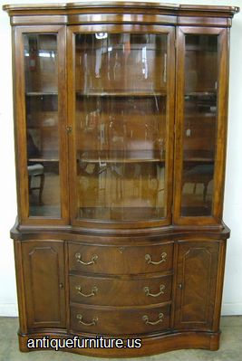 Antique Mahogany China Cabinet