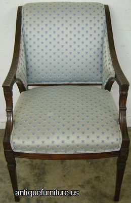 Antique Mahogany Fireside Chair