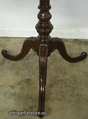 Antique Mahogany Handkerchief Table Base