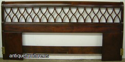 Antique Mahogany King Size Headboard
