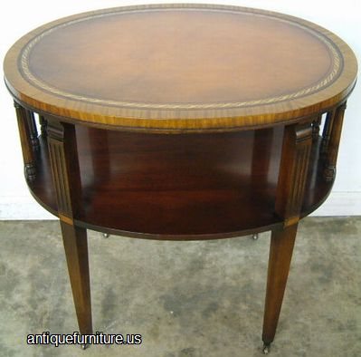 Antique Mahogany Lamp Table