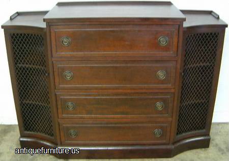 Antique Mahogany Console Desk