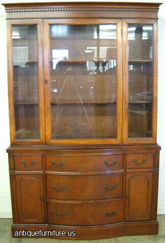 Antique Mahogany China Cabinet