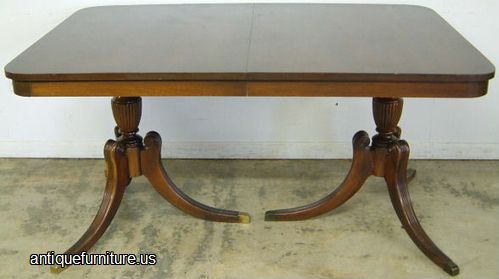 Antique Mahogany Dining Table 7