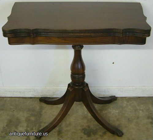 Antique Mahogany Game Table