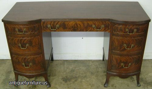 Antique Romweber Flame Mahogany Vanity