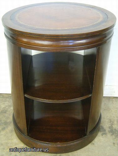 Antique Round Mahogany Lamp Table