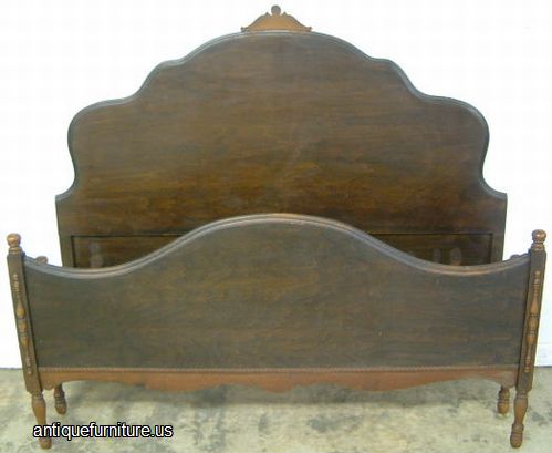 Antique Walnut Bed