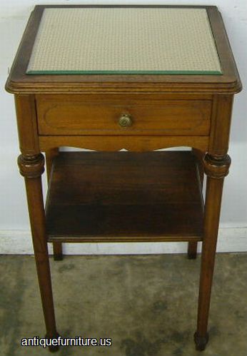 Antique Walnut Nightstand