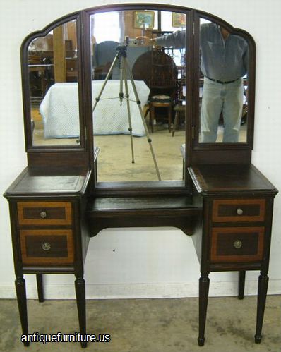 Antique Walnut Vanity