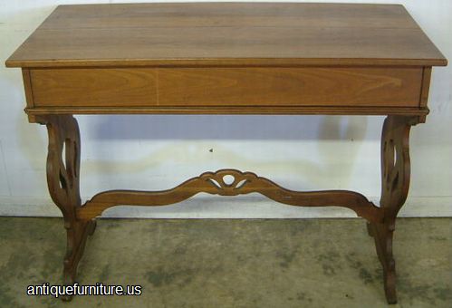 Antique Walnut Victorian Spinet Desk