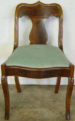 Antique Empire Mahogany Chair