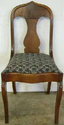 Antique Empire Mahogany Chair