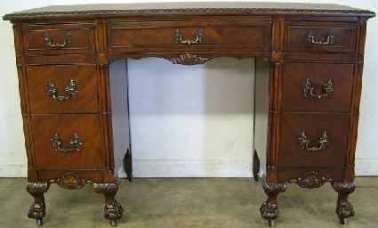Antique Mahogany Ball Claw Vanity