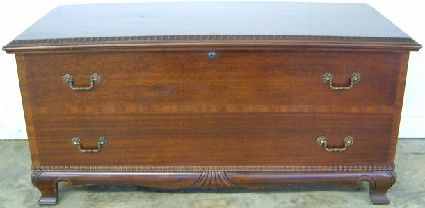 Antique Mahogany Cedar Chest