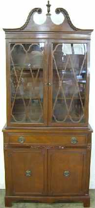 Antique Mahogany China Cabinet