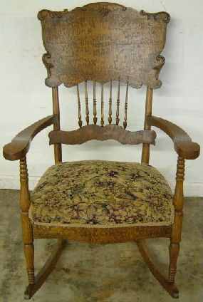 Antique Oak Rocker