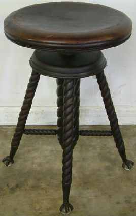 Antique Organ Stool