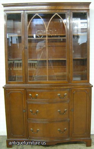 Antique Mahogany China Cabinet