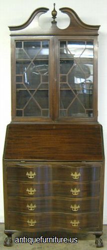 Antique Mahogany Governor Winthrop Desk