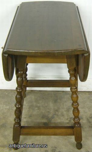 Antique Small Walnut Dropleaf Table