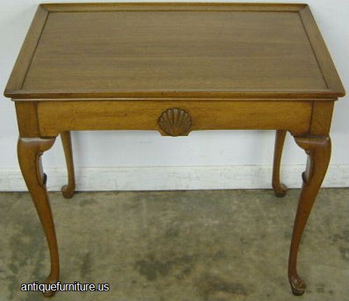 Antique Walnut Lamp Table