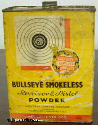 Antique Bullseye Smokeless Powder Tin