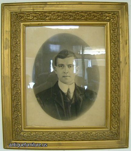 Antique Gilded Picture Frame