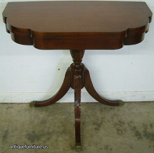 Antique Mahogany Game Table