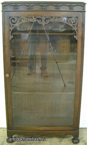 Antique Ornate Bookcase