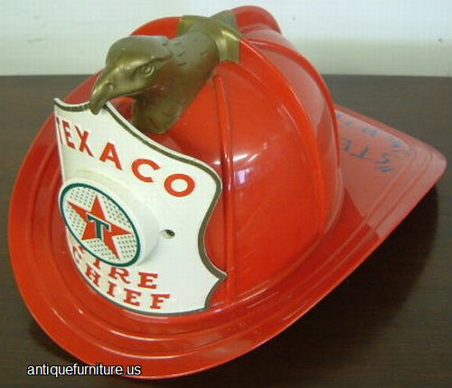 Antique Plastic Texaco Fire Chief Hat