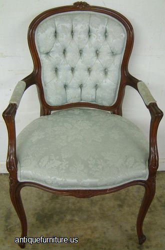 Antique French Style Mahogany Chair