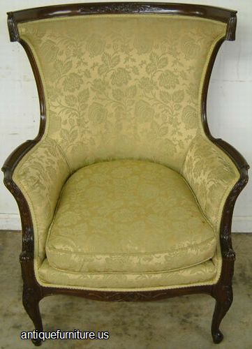 Antique Mahogany Fireside Chair
