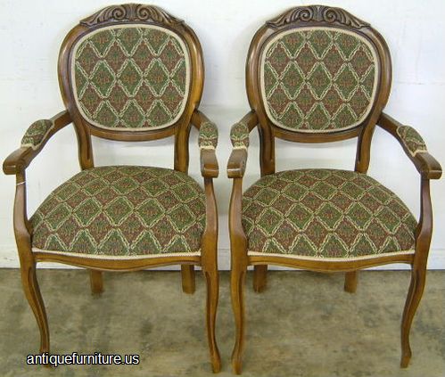 Antique Pair Of French Style Palor Chairs
