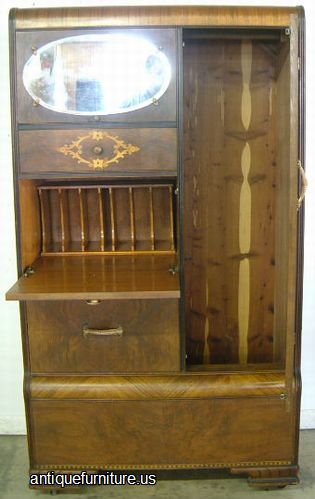 Antique Art Deco Wardrobe